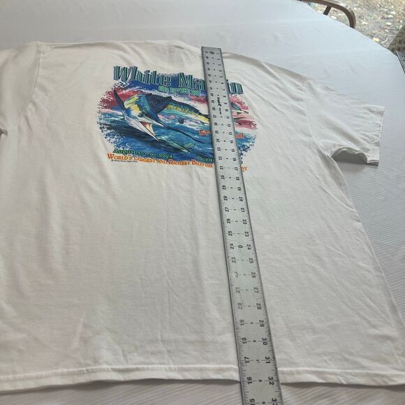 White Marlin Open 2024 White T-Shirt Size 2XL - Picture 6 of 6